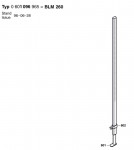 Bosch 0 601 096 965 Blm 260 Fluid-Level Gauge / Eu Spare Parts